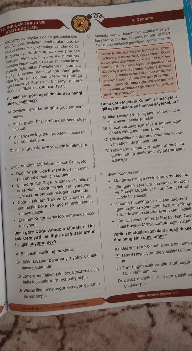 LGS Güçlendiren 5'li İlk Dönem Kamp Denemeleri - Görsel 4