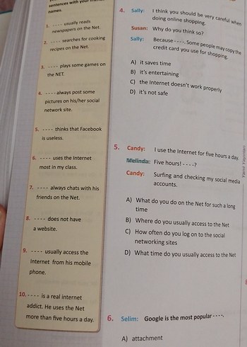 8. Sınıf İngilizce Soru Bankası - Görsel 6