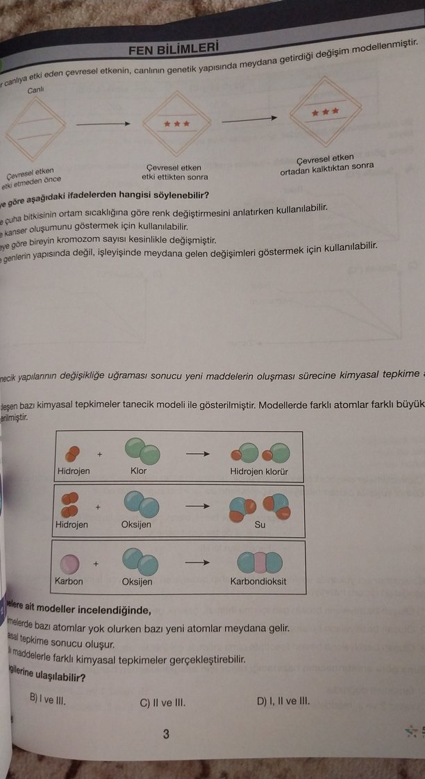 5 Yıldız Fen Bilimleri 10 Deneme Kitabı - Görsel 5