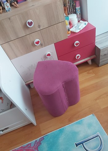 Pembe Pastel Çocuk Şifonyeri - Görsel 7