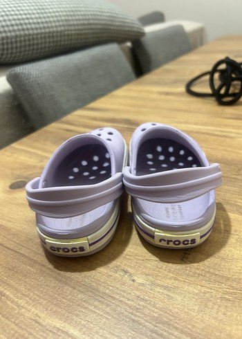 24 Beden beyaz Renk Crocs Kız Çocuk lila 23-24 numara