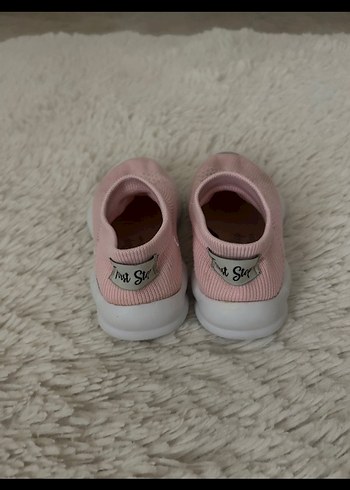 First Step Kız Çocuk Pembe Örgü Spor Ayakkabı