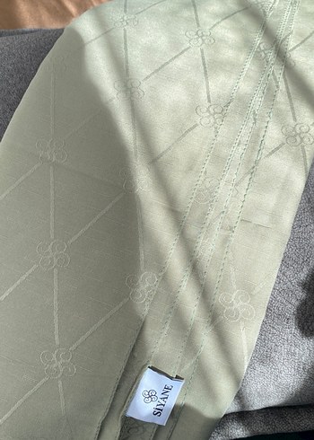 soft yeşil şal - Görsel 2