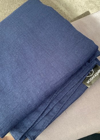 lacivert şal - Görsel 2