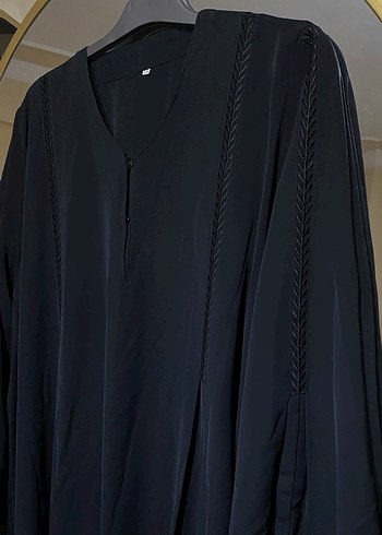 siyah abaya - Görsel 2