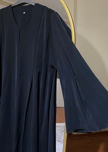 siyah abaya - Görsel 3