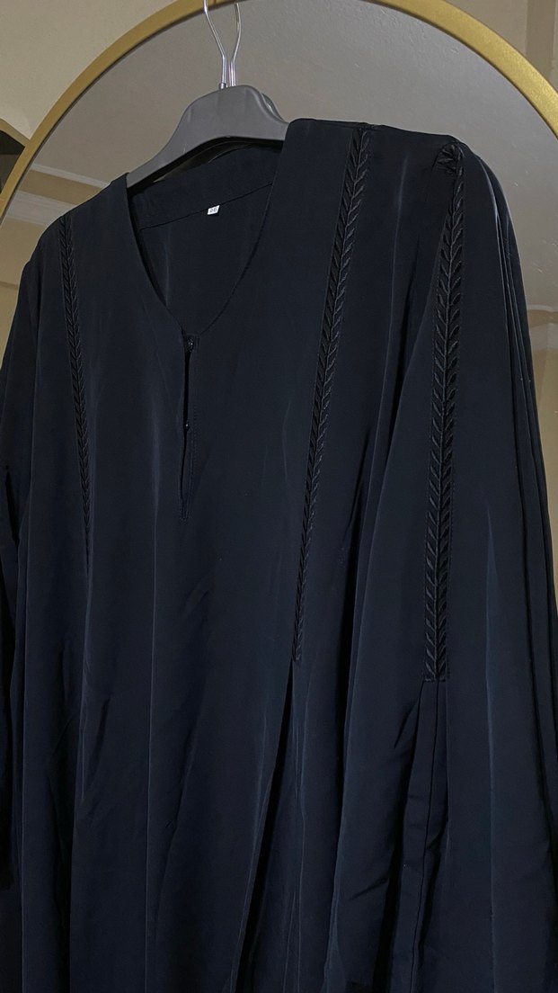 siyah abaya - Görsel 2