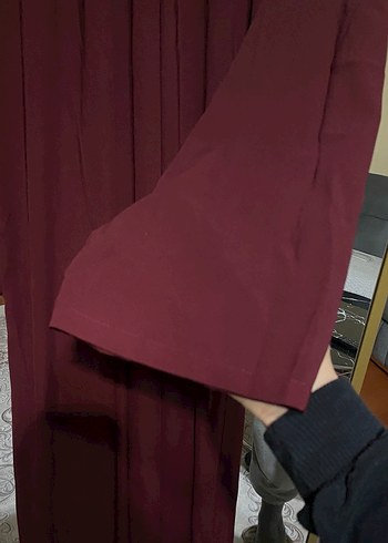 Bordo Kadın Elbise - Görsel 6