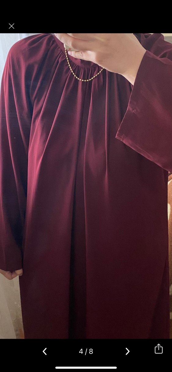 Bordo Kadın Elbise - Görsel 3