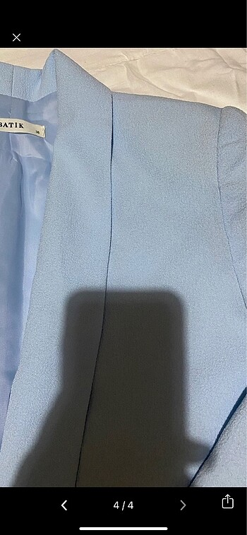 36 Beden mavi Renk blazer