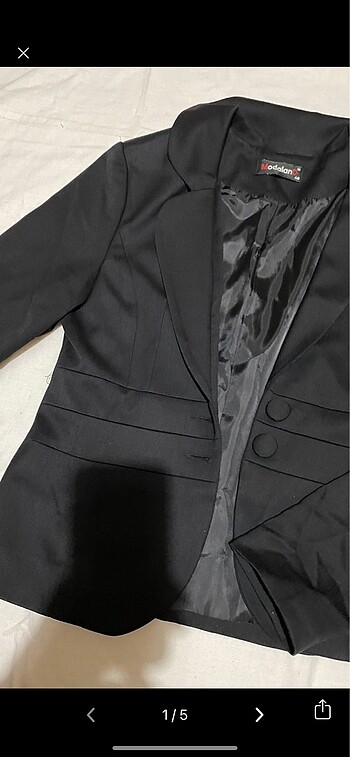 siyah blazer