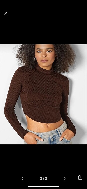 xl Beden bogazlı crop