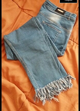 Püskül Paça Pantolon