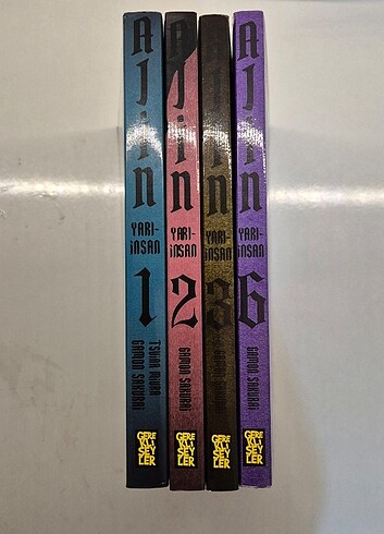 Ajin 1,2,3,6 Cilt Türkçe Manga