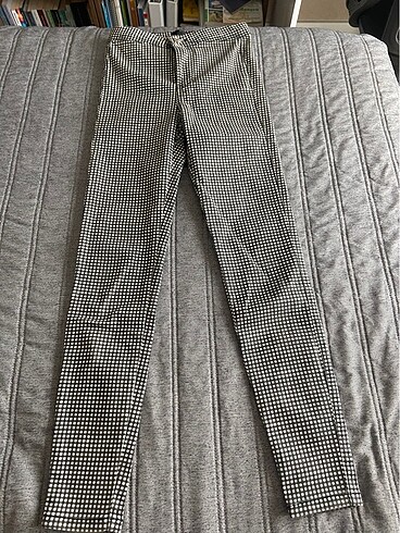 Bershka kareli pantolon