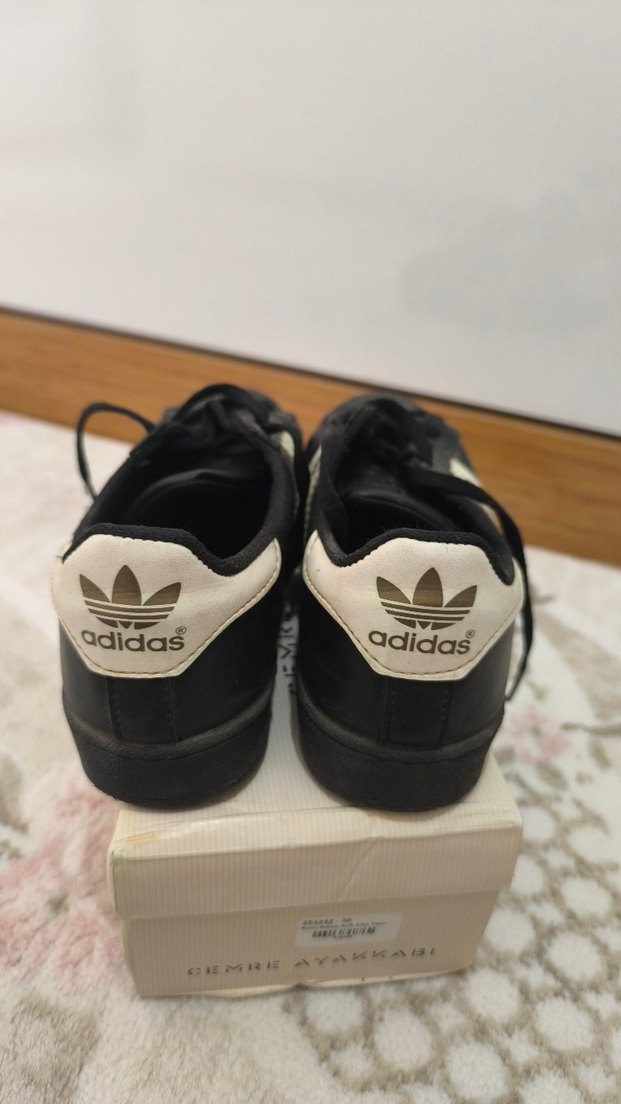 Siyah Çizgili Spor Ayakkabı - Görsel 2