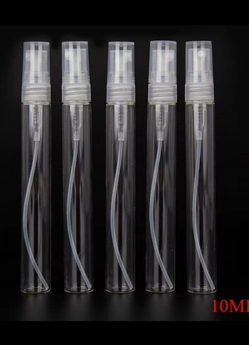 10 ML cam vidalı kapaklı parfüm şişesi 