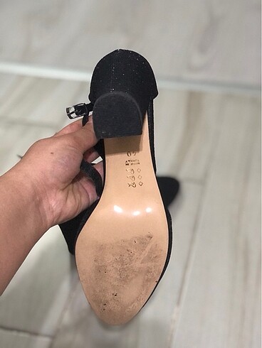 39 Beden siyah Renk Topuklu ayakkabı