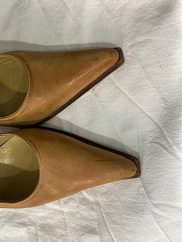 Diğer Stiletto krem vintage ayakkabı