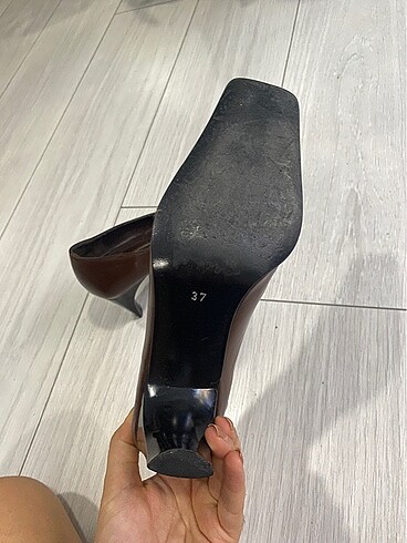 37 Beden Küt burun klasik deri ayakkabı