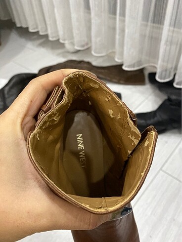 38 Beden camel Renk Nine west deri ayakkabı