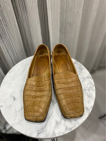 Zara ZARA DERİ LOAFER