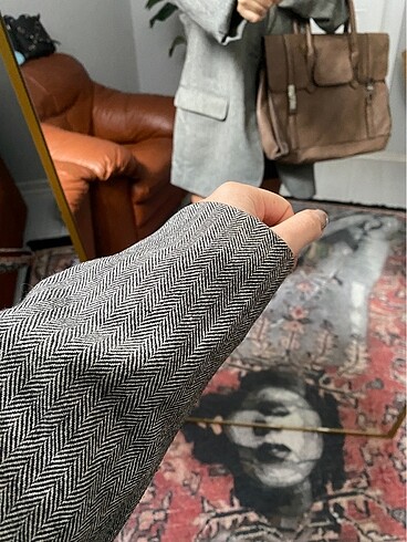 Vintage Love Kaşe blazer ceket