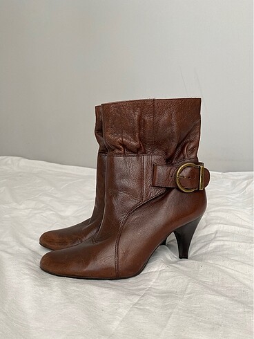 Deri bootie