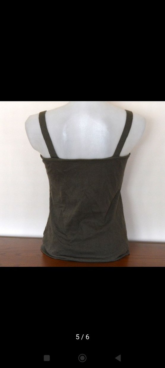 DeriQue Düğmeli Kısa Haki Kadın Hırka - Görsel 5