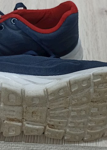 Çocuk Lacivert Kırmızı Spor Ayakkabı - Görsel 4