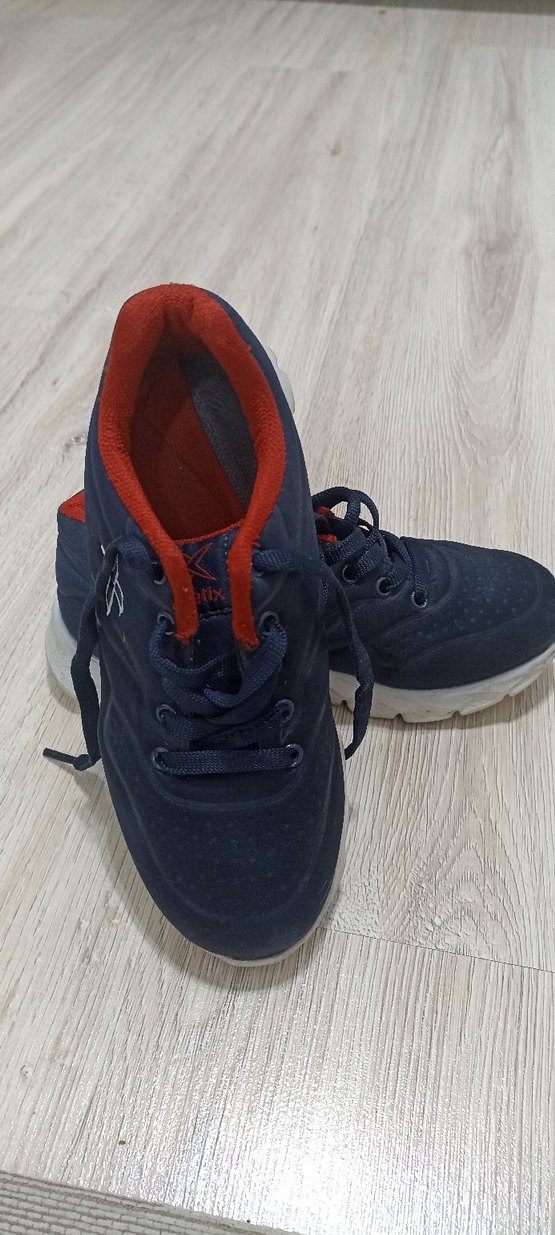 Çocuk Lacivert Kırmızı Spor Ayakkabı - Görsel 2