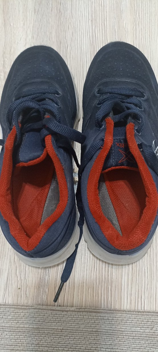 Çocuk Lacivert Kırmızı Spor Ayakkabı - Görsel 3