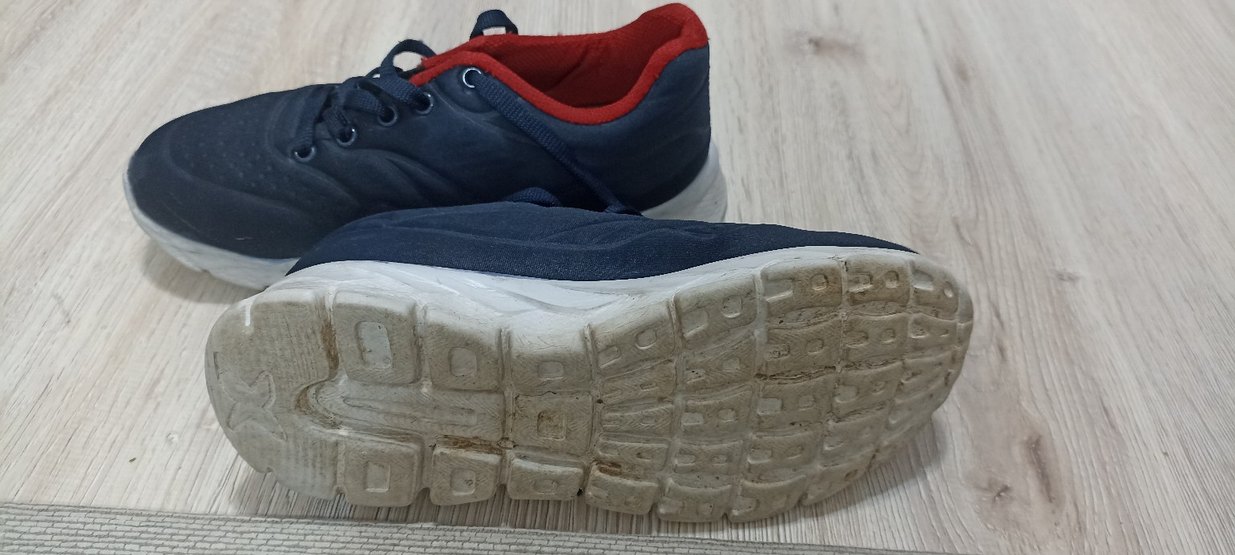 Çocuk Lacivert Kırmızı Spor Ayakkabı - Görsel 4