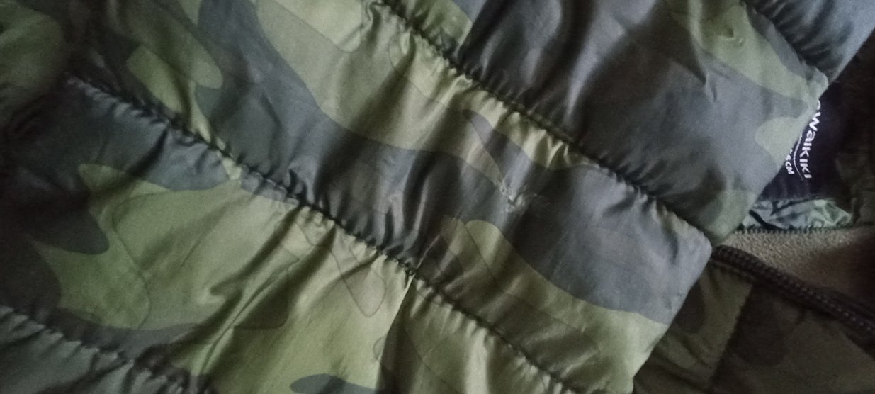 Erkek Çocuk Kamuflaj Desenli Kapüşonlu Mont - Görsel 5