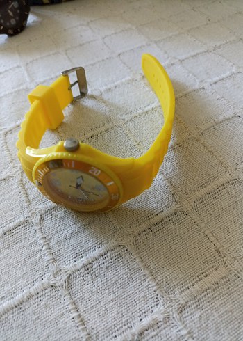 Sarı Kadın Kol Saati Tokalı - Görsel 4