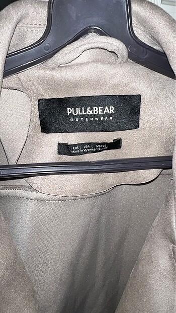Pull and Bear Pull&bear marka süet ceket