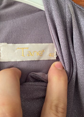 Uzun Kollu Mor Bohem Uzun Abiye Elbise - Görsel 4