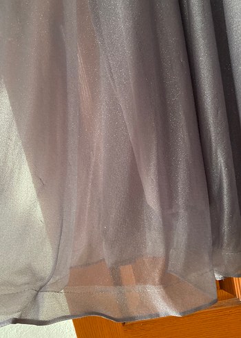 Uzun Kollu Mor Bohem Uzun Abiye Elbise - Görsel 3