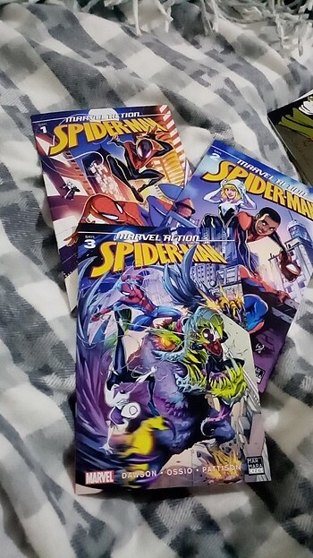 spider-man marcel action 3lü çizgi roman