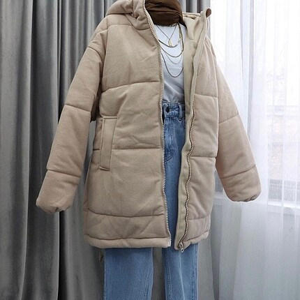 Bershka Modeli Bej Mont