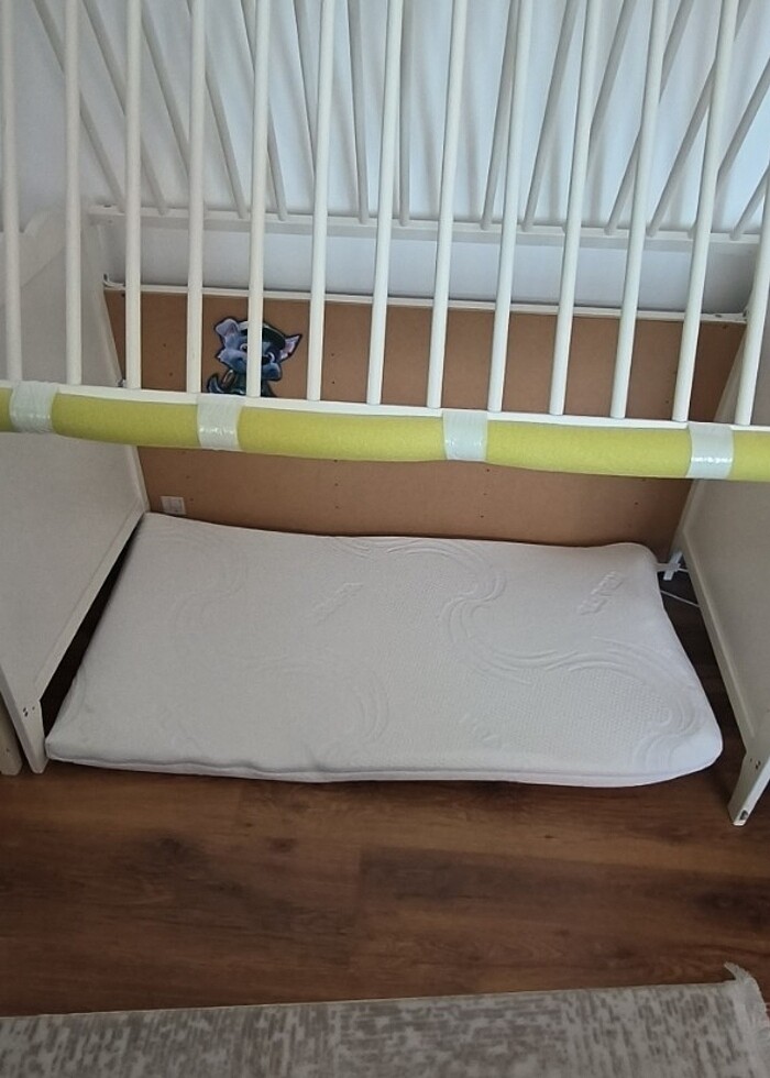 İkea beşik ve kraft yatak birlikte satış elden - Görsel 2
