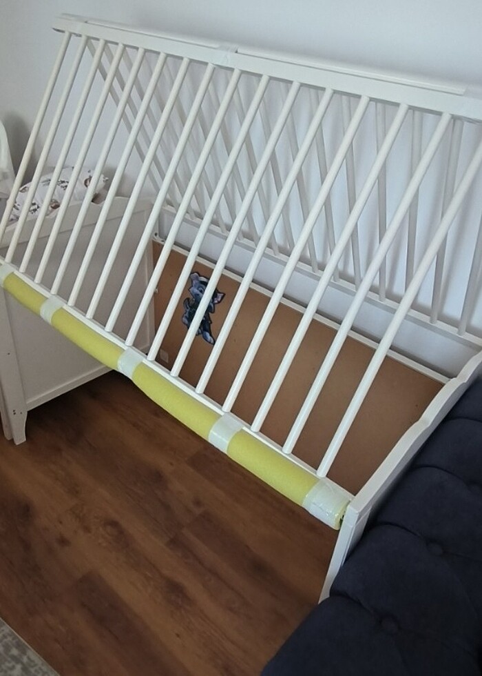 İkea beşik ve kraft yatak birlikte satış elden - Görsel 5