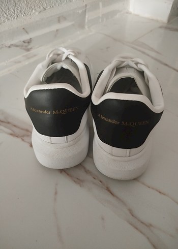 Beyaz Siyah Detaylı Spor Kadın Ayakkabı - Görsel 3