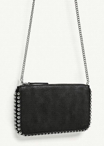 Zara Zara Zımbalı Çapraz Askılı Cüzdan Çanta