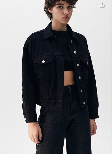 Pull and Bear PULL&BEAR Oversize Denim Ceket