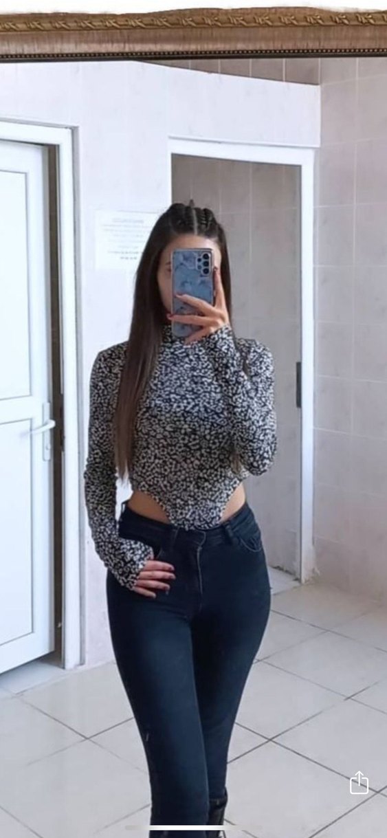 Gri Zebra Desenli Kadın bodysuit - Görsel 2