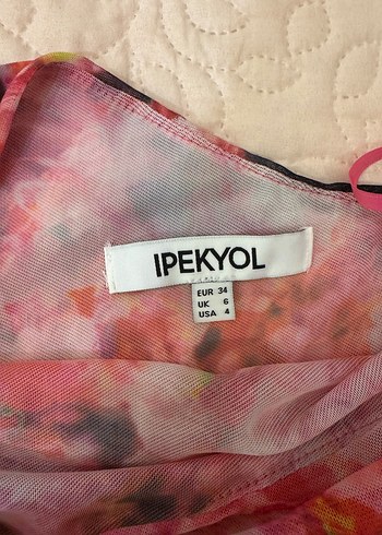 ipekyol İpekyol çok renkli yarım kol bluz