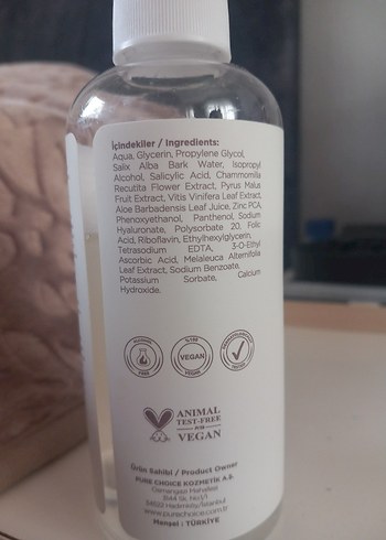 Diğer pure Choice Akne Karşıtı Gözenek Sıkılaştırıcı Tonik