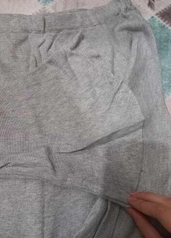 xs Beden gri Renk Omzu açık bluz
