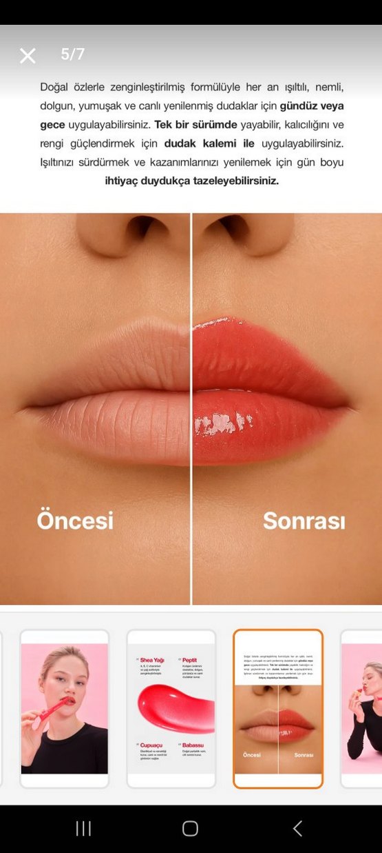 BABESKIN Dudak Bakım Parlatıcı Lip Balm - Görsel 3